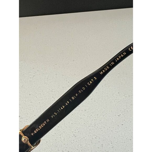 Valentino Garavani V Goldcut II VLS-114A- 49 Titanium Cat-Eye black Sunglasses main image 7